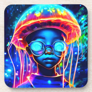 Neon Jellyfish Child Vision Coaster