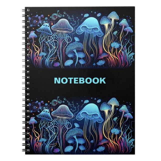 Neon Jellyfish Notebook (Front)