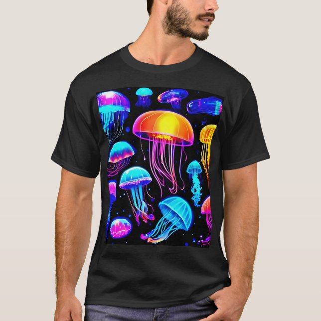 Neon Jellyfish T-Shirt (Front)