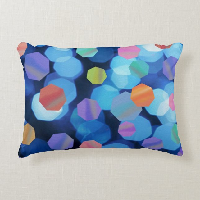 Neon Jewels Accent Pillow (Front)