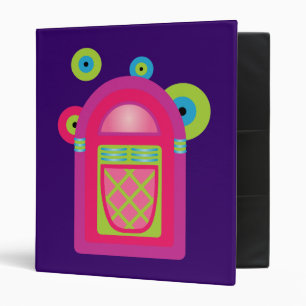 Neon Jukebox Binder