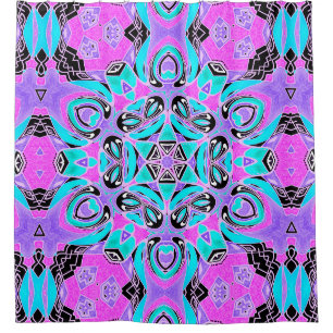 Neon kaleidoscope , mandala