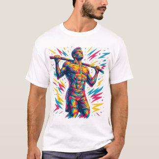 Neon Klimmzug T-Shirt