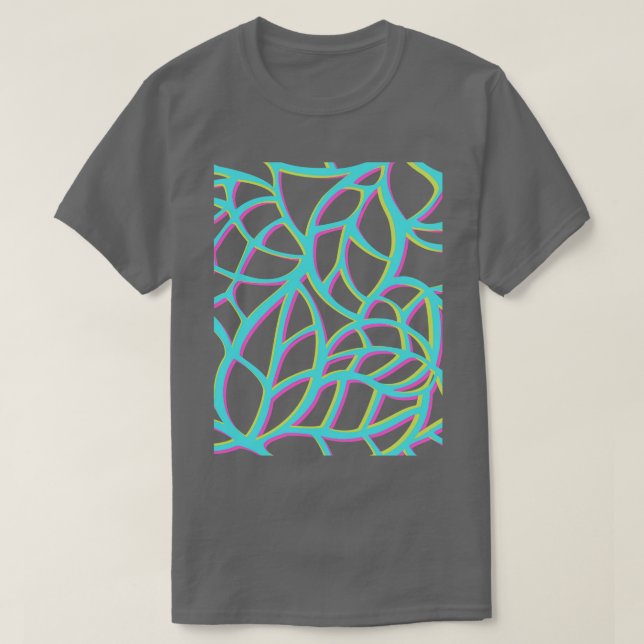 NEON LEAFY T-Shirt (Design Front)