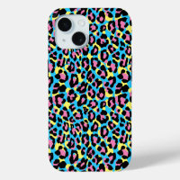 Neon Leopard Spots Pattern