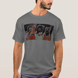 Neon Lights "embroidery" T-Shirt