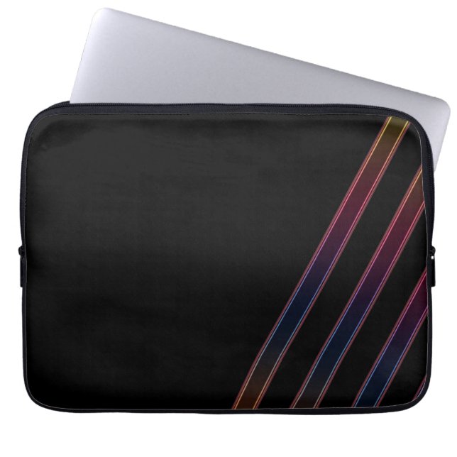 Neon Lights Laptop Sleeve (Front)