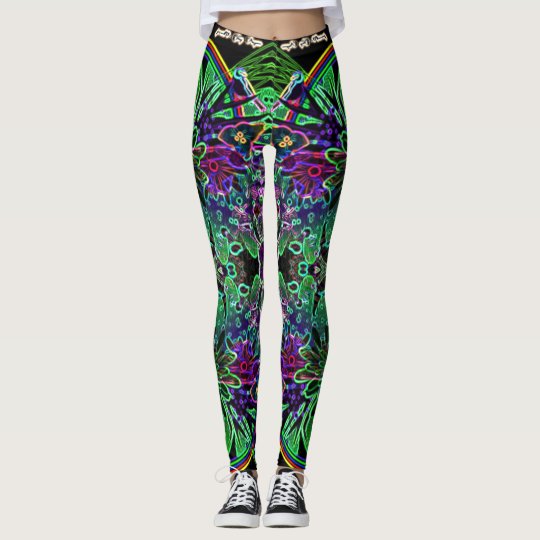 neon lights leggings