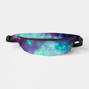 Neon Lights Night Sky  Fanny Pack