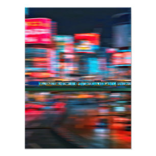 Neon lights of Kabukicho Photo Print(M)