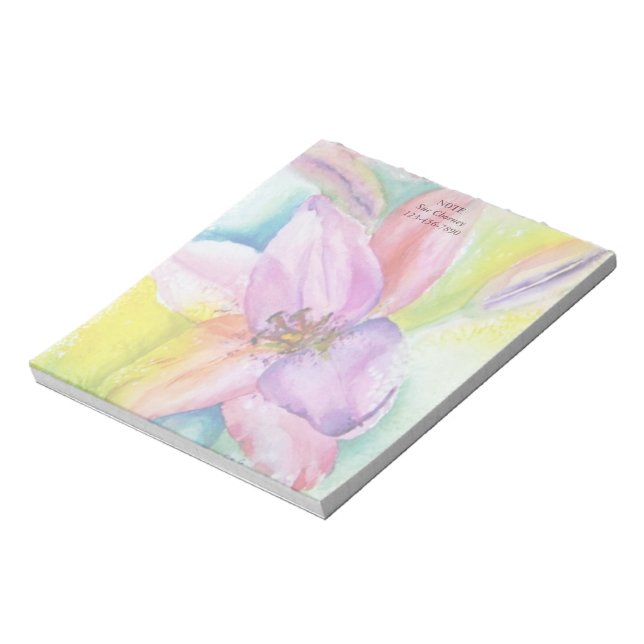 NEON LILY CUSTOMIZABLE NOTE PAD (Rotated)