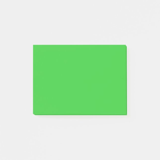 Neon Lime Green Solid Colour | Classic Notes (Front)