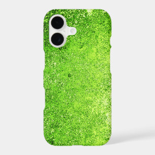 Neon Lime Green Weathered Grunge Metal