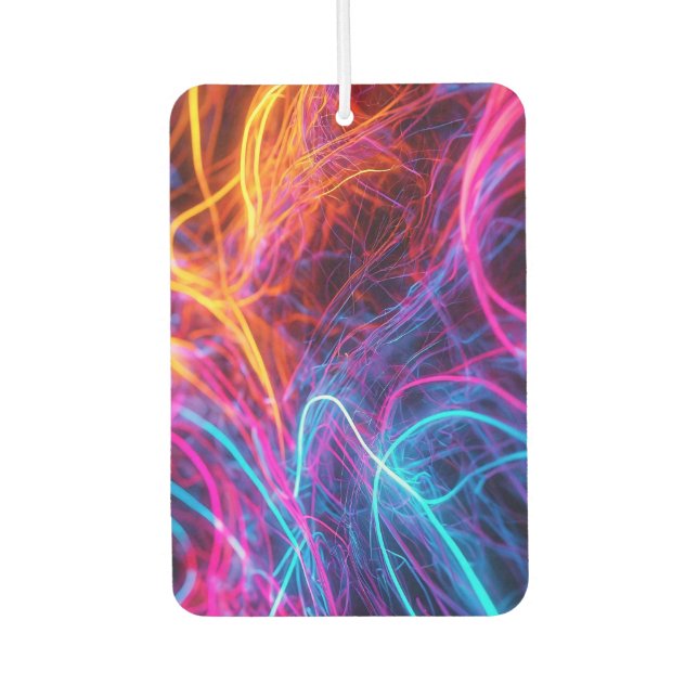 Neon Lines Air Freshener (Front)
