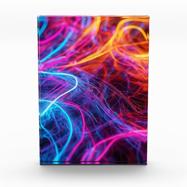 Neon Lines Photo Block (Front)