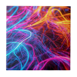 Neon Lines Tile