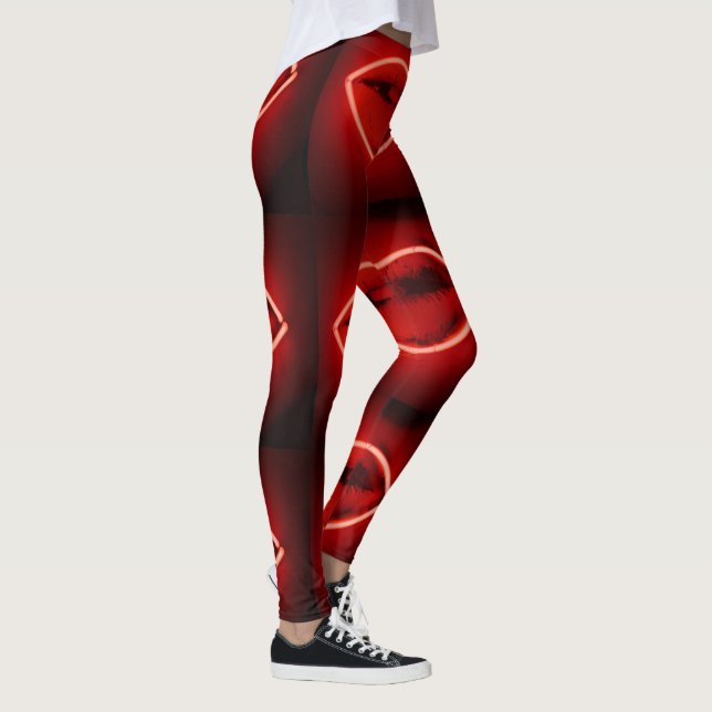 Neon Lips Leggings (Right)