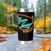 Neon Lounge Logo Insulated Mug