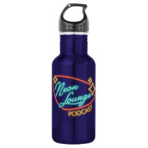 Neon Lounge Logo Insulated Water Bottle