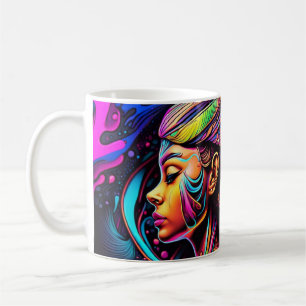 Neon Love Warrior #4 Coffee Mug