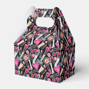Neon Makeup Pattern Favor Box
