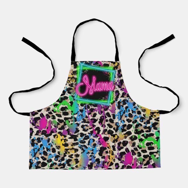 Neon mama apron (Front)