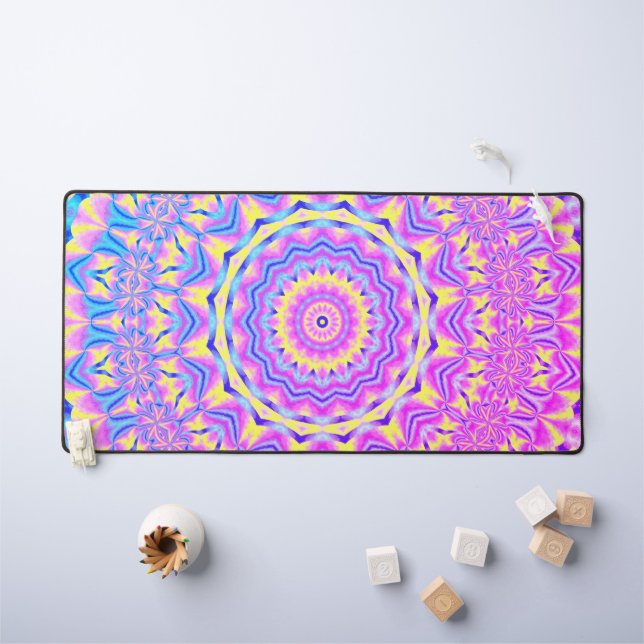 Neon Mandala (Tableau pour enfants)