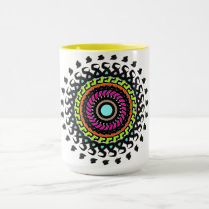Neon Mandala Cup