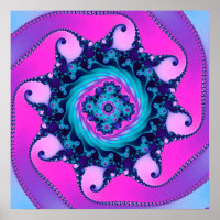 Neon Mandelbrot Fractal