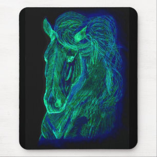 Neon Mane Mousepad