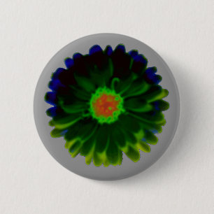 Neon Marigold Button