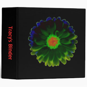 Neon Marigold Custom Binder