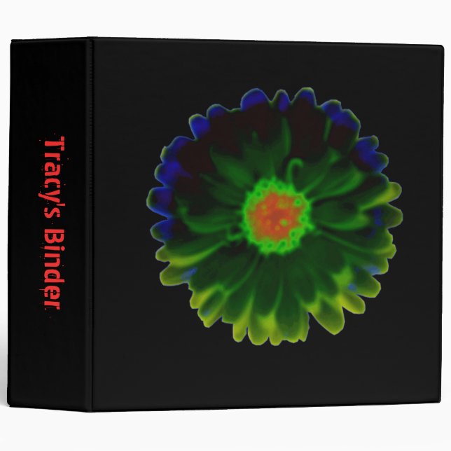 Neon Marigold Custom Binder (Front/Spine)