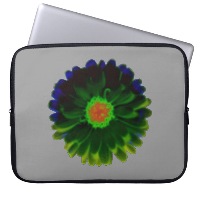 Neon Marigold Laptop Bag (Front)