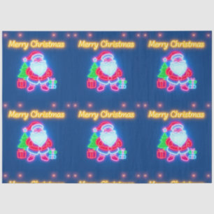 Neon Modern Christmas Holiday Collection Tissue Paper