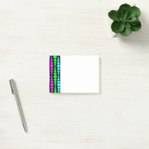 Neon Modern Rectangles Post-it Notes
