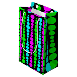 Neon Modern Rectangles Small Gift Bag