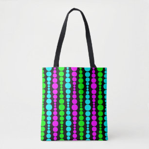 Neon Modern Rectangles Tote Bag