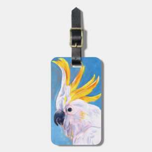 Neon Mohawk - Cockatoo Luggage Tag