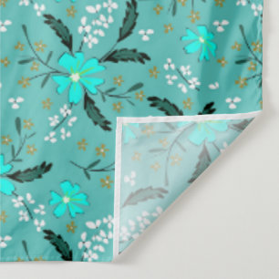 Neon monochrome floral pattern. tapestry