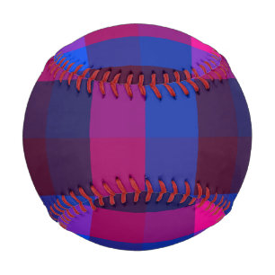 Neon mosaic fusion baseball