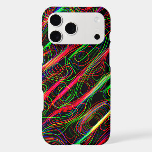 Neon Multicolored Curvy Line Pattern -COOL
