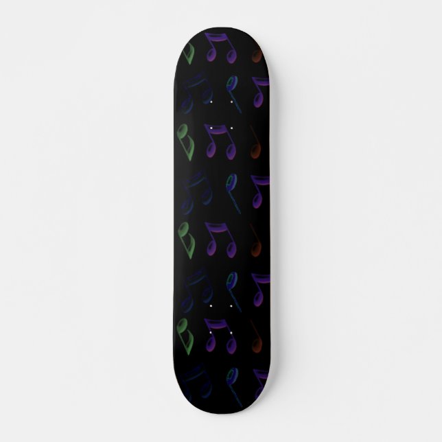 Neon Music Skateboard (Front)