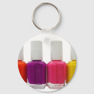 Neon Nail Polish Keychain