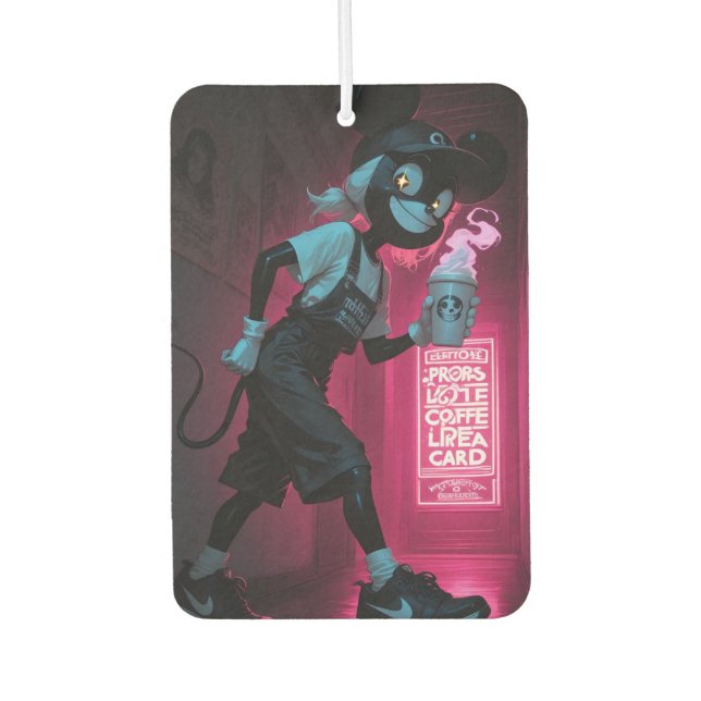 Neon Night Shift Air Freshener (Front)
