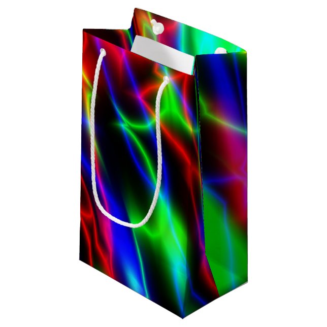 Neon Night Small Gift Bag (Front Angled)