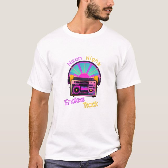 Neon Nights Endless Track T-Shirt (Front)