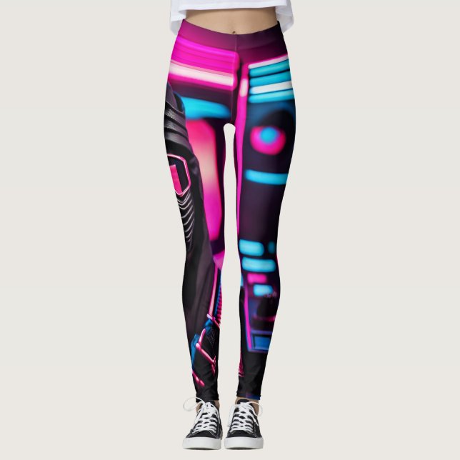 neon ninja leggings (Front)
