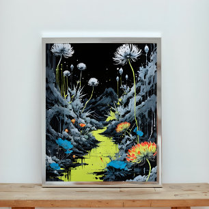 Neon Nocturne Photo Print