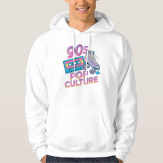 Neon Nostalgia: Bold 90s Retro Vibes Hoodie